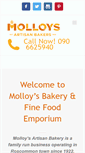 Mobile Screenshot of molloysbakery.ie